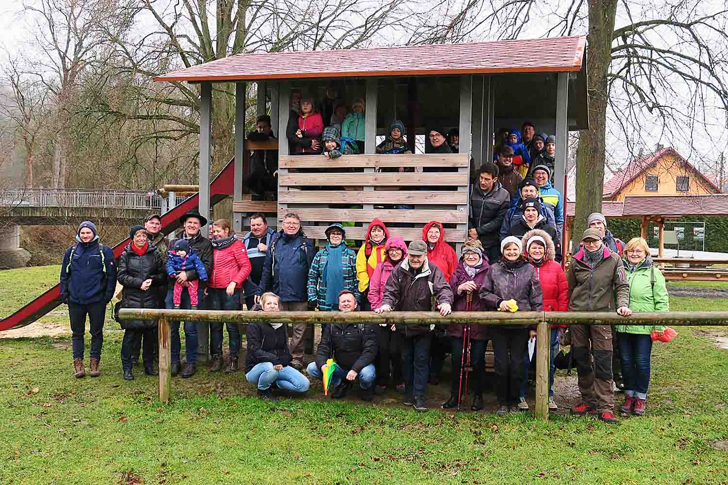 Organisation der 4. Winterwanderung der Dorfgemeinschaft Niedersynderstedt