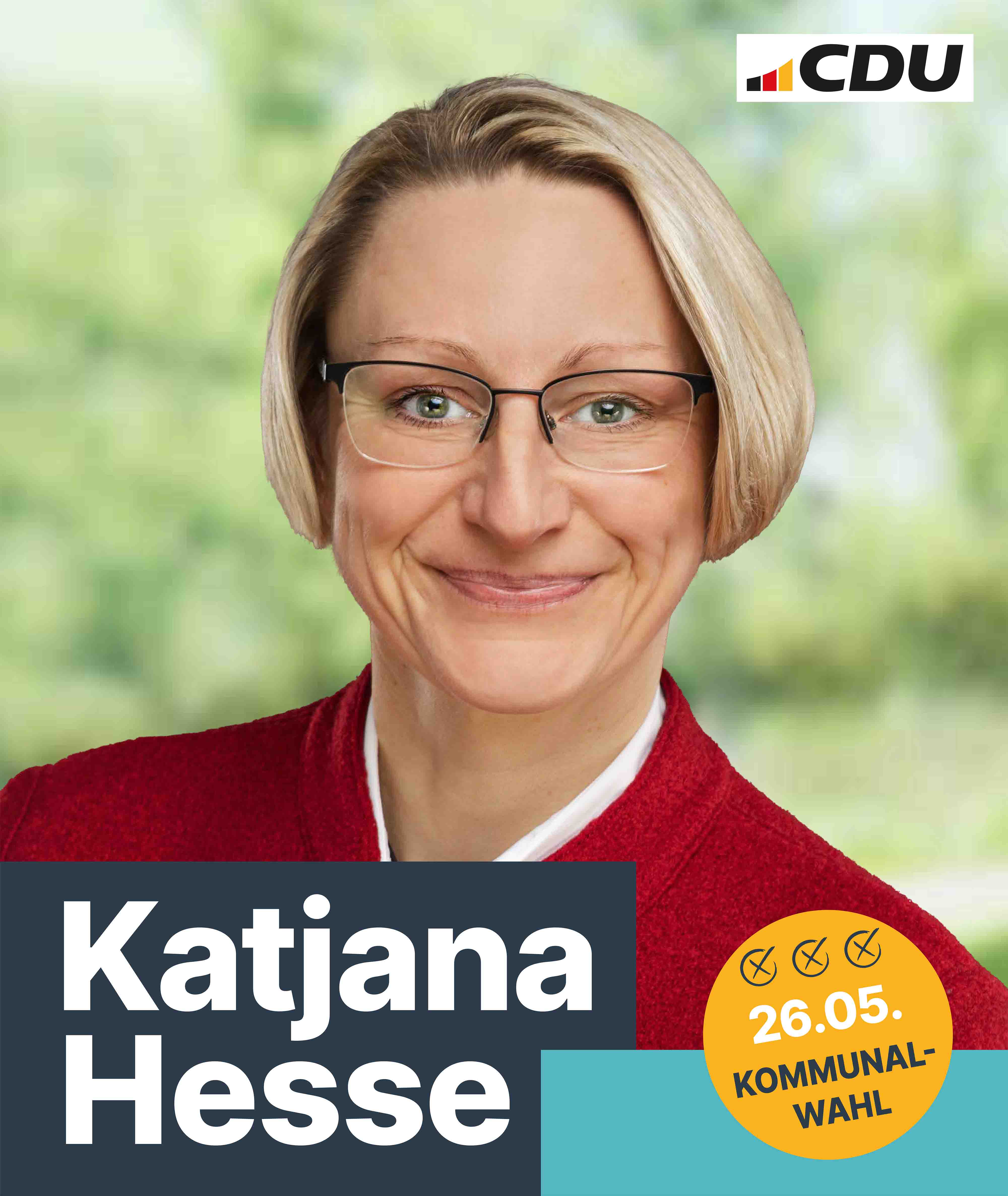 Wahlplakat zur Kommunalwahl am 26.05.2024